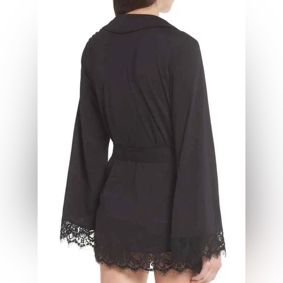 Free People Sweetest Thing Lace Hem Robe Size XSmall - Picture 2 of 5